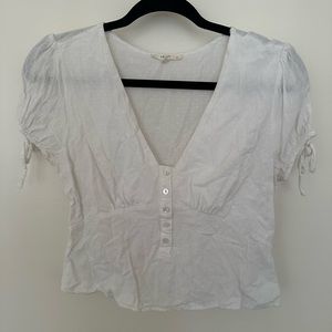 Le Lis white blouse size M
